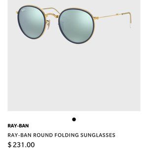 Ray-Ban Round Folding Sunglasses